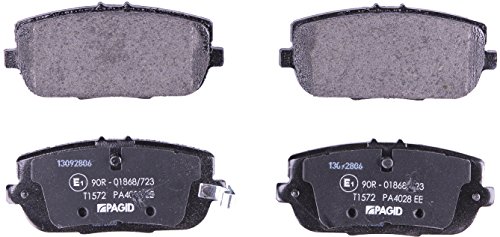 Hella Pagid 8Db 355 006-781 Bremsbelagsatz - T1572 - Dicke/Stärke: 14Mm - Bremssystem: Sumitomo - Mit Akustischer Verschleißwarnung - Für U.A. Abarth 