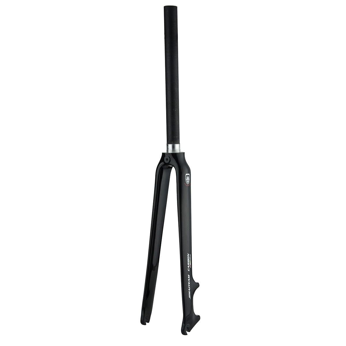 Horquillas Rígidas De Bici De Carbono 700C Horquillas De Bicicletas De Carretera Freno De Disco Horquilla Delantera De Recto De 1-1/8" Liberación Rápida 9x100mm(Matte Black)