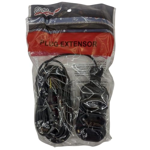 Extensão Elétrica 5 metros com 3 Tomadas Reforçada e Segura