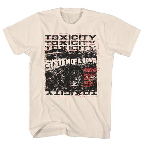 2Bhip System of A Down T Shirt for Men & Women Toxicity Natural Short Sleeve Graphic Tee - Metal Band Tshirt