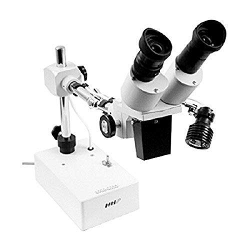Image of HHIP 8902-0050 20X Stereo Microscope with Universal Boom Stand, 10x Eyepiece, 2X Objective, 110V, 60 Hz, 1Ph