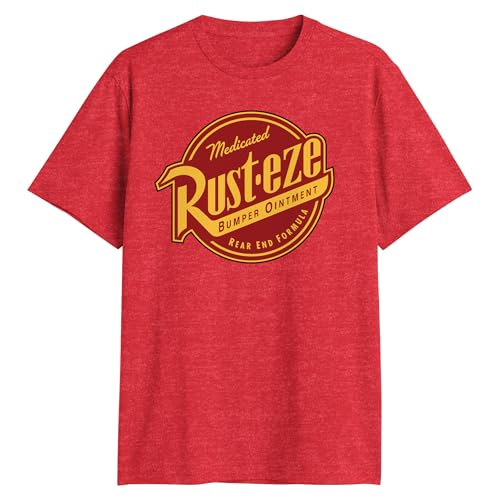 Disney カーズ Rust-eze Tシャツ Amazon.com: Disney Pixar Cars Rust-eze Logo Lightning McQueen T