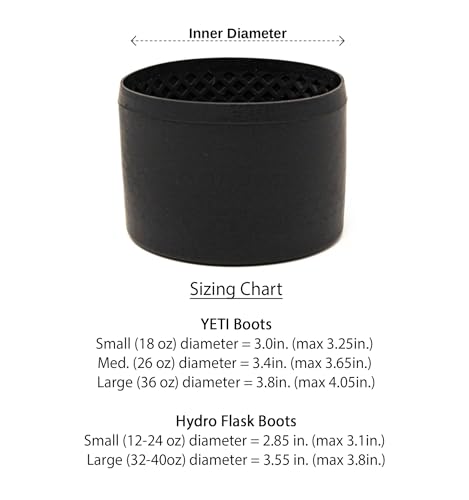 Image of BottleArmor Protective Silicone Boot Sleeve for Hydro Flask Water Bottles with DropShield Technology