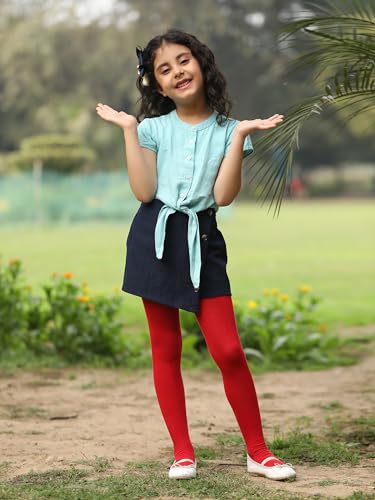 Image of NEXT2SKIN Kids Cotton Ultra Soft Stretchable Fit Ballet Tights Pantyhose Stockings (Assorted, 0-14 Years)