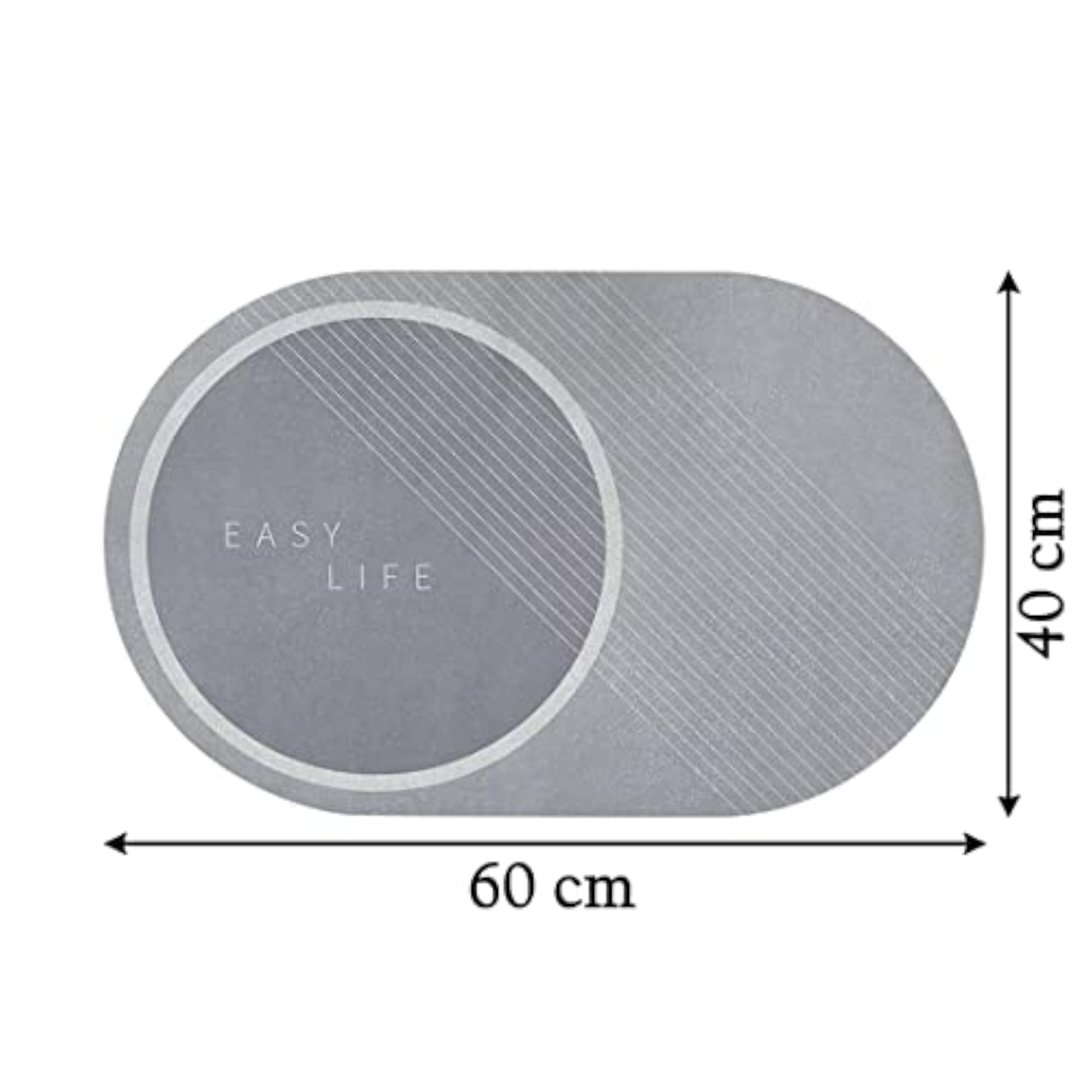 Super Absorbent Memory Bath Mat, Non-Slip Design