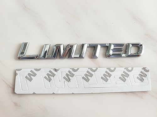 Image of 2X Metal Chrome Plated Decal Suitable for Fender Trunk (Silver)