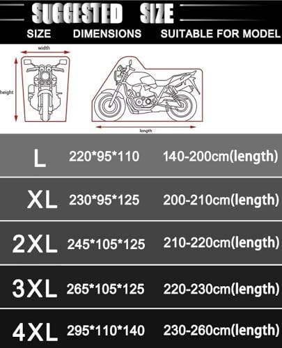 Housse Monkey Z125 résistante à la pluie avec bâche étanche renforcée