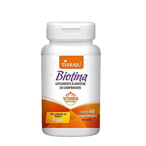 Vitamina Biotina Tiaraju 60 Comprimidos de 45mg