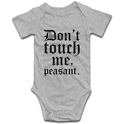 Image of Don't Touch Me Peasant-Baby Onesie Outfit Boys Girls Romper Short Sleeve/Sleeveless/Long Sleeve Bodysuit