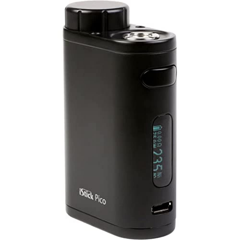 Eleaf iStick Pico 75W Box Mod, support de batterie, USB Type-C, cigarette  électronique, couleur entièrement noir, sans nicotine : Amazon.fr: High-Tech