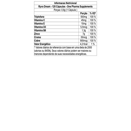 Ryvo Dream - 120 Cápsulas - One Pharma Supplements, One Pharma