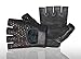 PRIME SPORTS C Mesh Leather Padded Fingerless Weight Lifting Training Cycling Driving Wheelchair Gloves-054