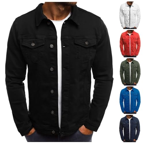 Bauzuoyo Gilet en tricot fin avec col en V pour homme - Automne et hiver - Pull chaud avec coupe ample confortable, Noir , XXL – vue 2