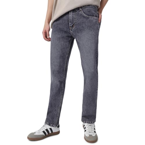 Image of Neostreak Men's Regular Fit Heavy Washed Jeans Stretchable