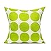 All Smiles Outdoor Pillow Covers Fall Patio PeakGreen Throw Pillow Covers 18X18 Boho Furniture Pillow Cases Decorative Cushion Set of 4 for Home Porch Chair Couch Sofa Living Room Geometric