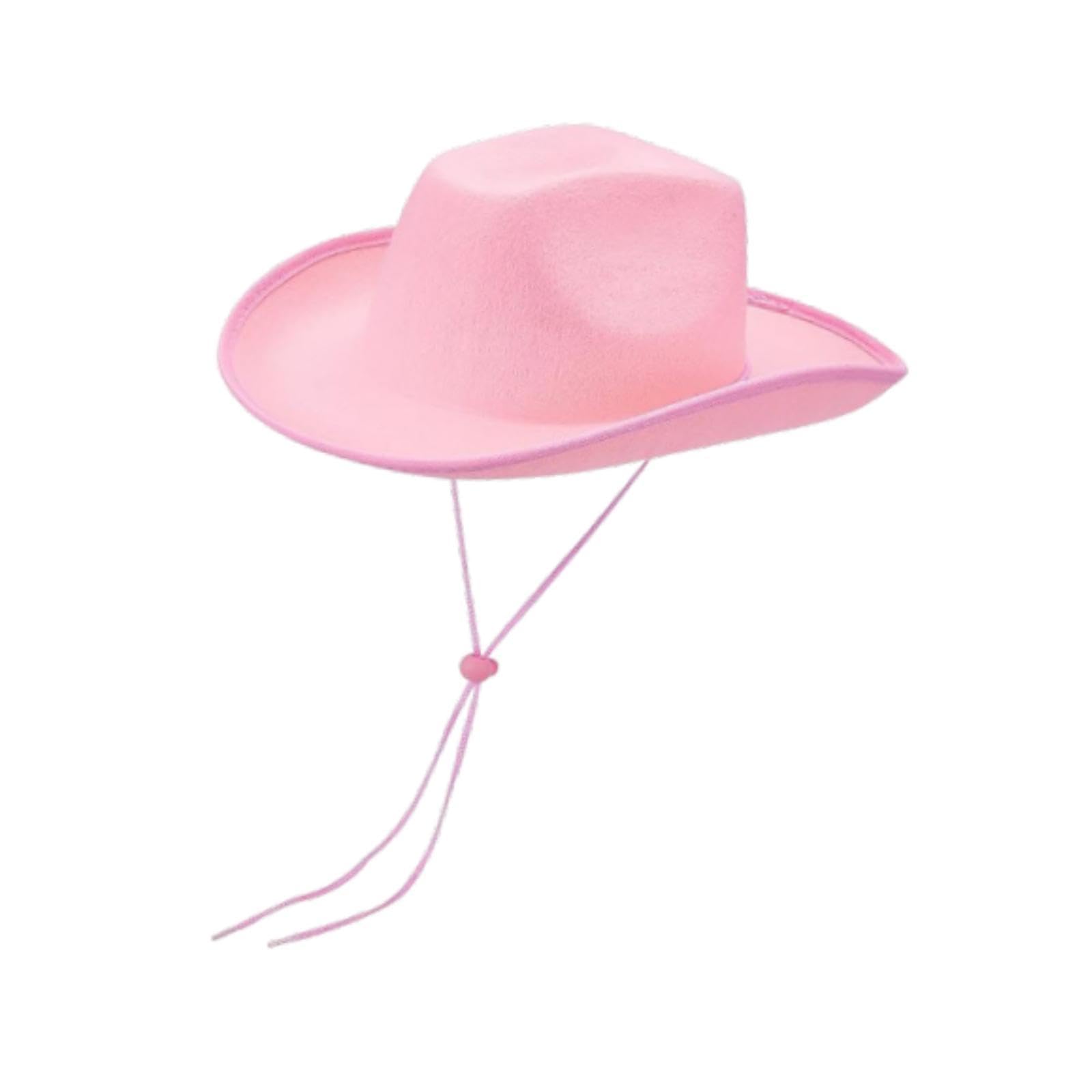 Meadawgs®Western Cowboy Hat Simple Novelty Costume Hat for Dancing Performance Events Pink|Clothing, Shoes & Accessories|Womens Accessories|Hats-image-25
