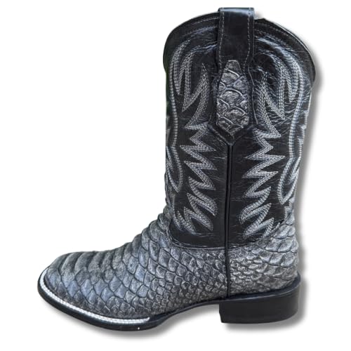 Image of Men's Alex Western Cowboy Boots Square Toe Pull On