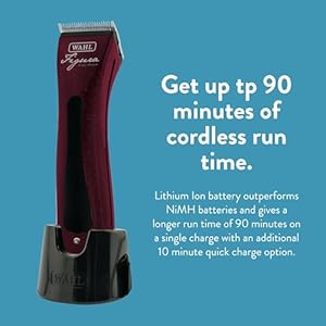 Wahl Professional Animal Figura Equine Horse Cordless Clipper Kit – Metallic Red