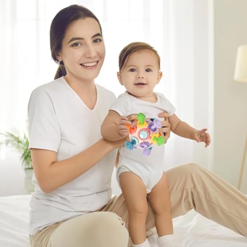 Image of Baby Montessori Sensory Toys for 0-6 6-12 Months, Baby Teether Teething Toys for Babies 0 3 6 9 12 18 Months, Newborn Infant Learning Developmental Toys Gifts for 1 2 Year Old Boys Girls