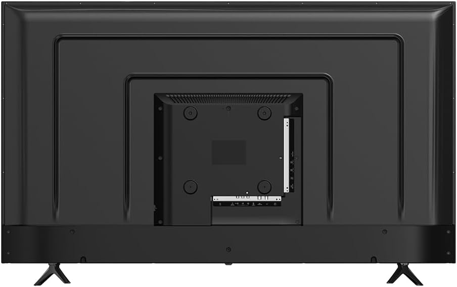 Back view of Syinix 55 Inch FHD Smart LED TV showing various input ports