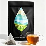 pipitea Organic Oolong Tea Bags - Whole Leaf, (20 bags) 4g Selected Tea Leaves - Helps lower cortisol levels, relieve stress, promote digestion and metabolism, vegan, non-GMOPerfect for Hot & Iced(B）
