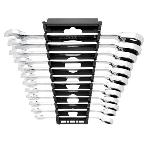 Draper 27692 HI-TORQ Metric Reversible Ratchet Combination Spanner Set (12 Piece) 2 Draper 27692 HI-TORQ Metric Reversible Ratchet Combination Spanner Set (12 Piece) - Image 2