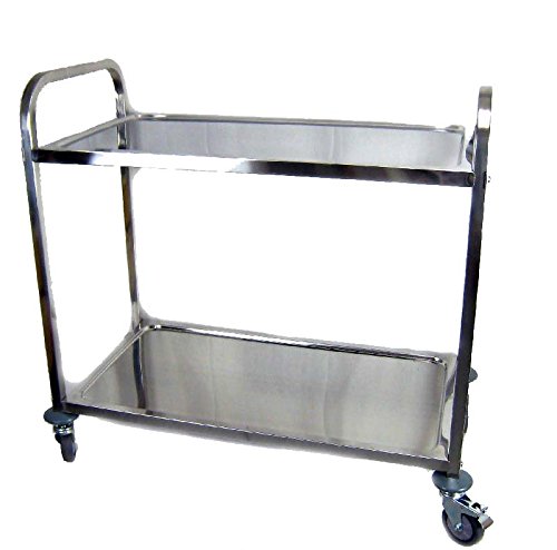 Preisvergleich Produktbild Küchenwagen Regalwagen Transportwagen Edelstahl Küchentrolley Großküche