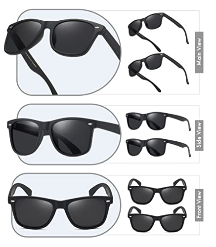 Retro Rewind Classic Polarized Sunglasses for Men Women UV400 Stylish Trendy Unisex Sun Glasses3