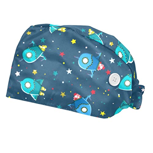 Chapeaux de travail motif spatial JDEZ pour hommes et femmes en lot de 2