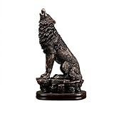 Photo Gallery voiv statua di lupo decorazioni per casa e ufficio, statuette da collezione, scultura per soggiorno, scrivania, libreria, decorazione Photo Gallery voiv statua di lupo decorazioni per casa e ufficio, statuette da collezione, scultura per soggiorno, scrivania, libreria, decorazione