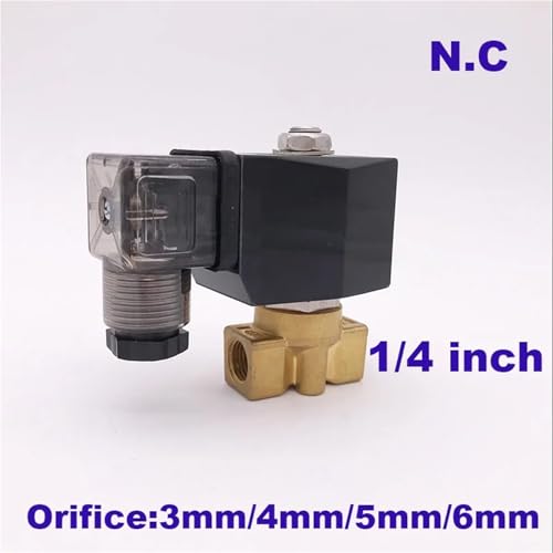 Électrovanne normalement fermée en laiton à déclenchement rapide DC12V - 3