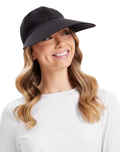 Gorra reversible de ala ultra ancha para mujer Solbari miniatura 1
