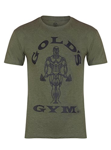 Goldsgym Muscle Joe T-Shirt  - Camiseta de manca corta, color verde, talla S