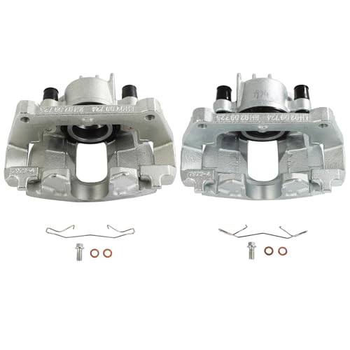 Image of 19B2590A 19B2591A Front Left & Right Disc Brake Calipers Assembly