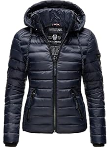 Navahoo Lulana, Veste matelassée pour Dame mi-Saison Bleu Foncé XL
