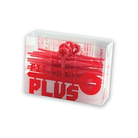 Puntas de dardos Red Dragon Darts Cosmo Fit Point Plus Rojo Cover