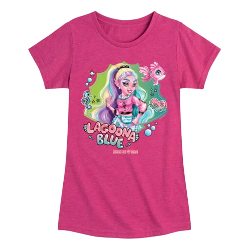 Monster High - Under The Water Lagoona Blue - Toddler & Youth Girls Short Sleeve T-Shirt