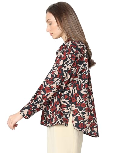 Image of VERO Moda Women Floral Print Shirt | Long Sleeve | Regular Fit