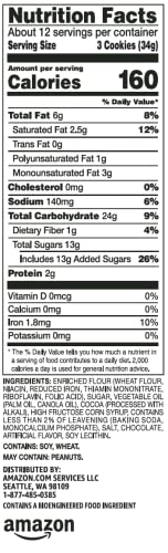 Image of Amazon Grocery, Original Sandwich Cookies, 14.3 Oz (Pack of 3)