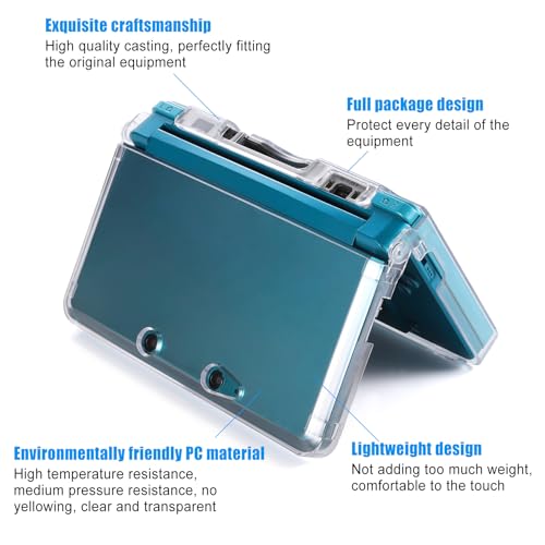 Image of 3DS Case - VSEER Ultra Clear Crystal Transparent Hard Shell Protective Case Cover Skin for Nintendo 3DS