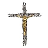  Holyart Crocefisso Bronzo Foglie d\'olivo Frutti