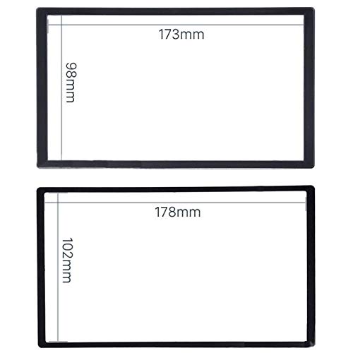 Sound-way Kit Montage Autoradio, Cadre Façade 2 DIN avec Supports de Montage, Adaptateur Antenne, Cable Adaptateur Connecteur ISO, Compatible avec BMW Series 5, BMW X5