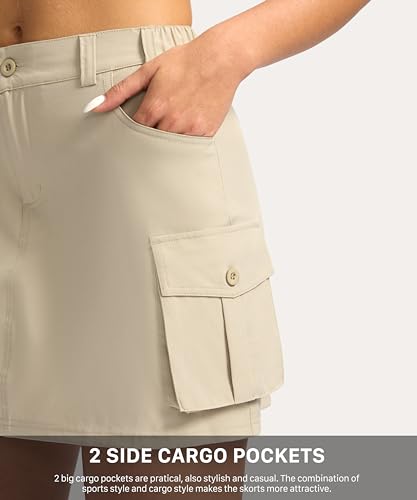 G Gradual Women's Skort 5 Pockets Cargo Skirt Golf Skirts Skorts for Women Casual Summer Hiking2