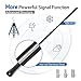 Eightwood Car Antenna Replacement 16 inch (Only for Roof-Mounted), AM FM Universal Roof Mount Car Radio Antenna Mast, Flexible Rubber Antennae with M4 M5 M6 Threaded Adapter
