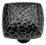 Hickory Hardware P3062-WOA-10B P3062-10PACK Mountain Lodge Pack of (10) 1-1/4 Inch Square Cabinet Knob