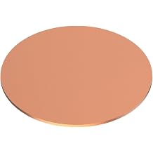 Round Copper Plate, T2 Copper Round Plate Sheet, Disc 235 mm-255 mm Suitable for Metalworking Models Repairs DIY Crafts2x40 mm
