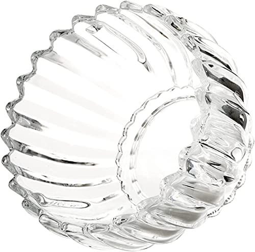 Image of WRINGO Flower Shape Glass Candy Jar with Lid | Decorative Glass Storage Container for Candy, Cookies, Chocolates, Dry Fruits |Elegant Flower Design Jar for Home Kitchen & Dining | (Pack of 1)