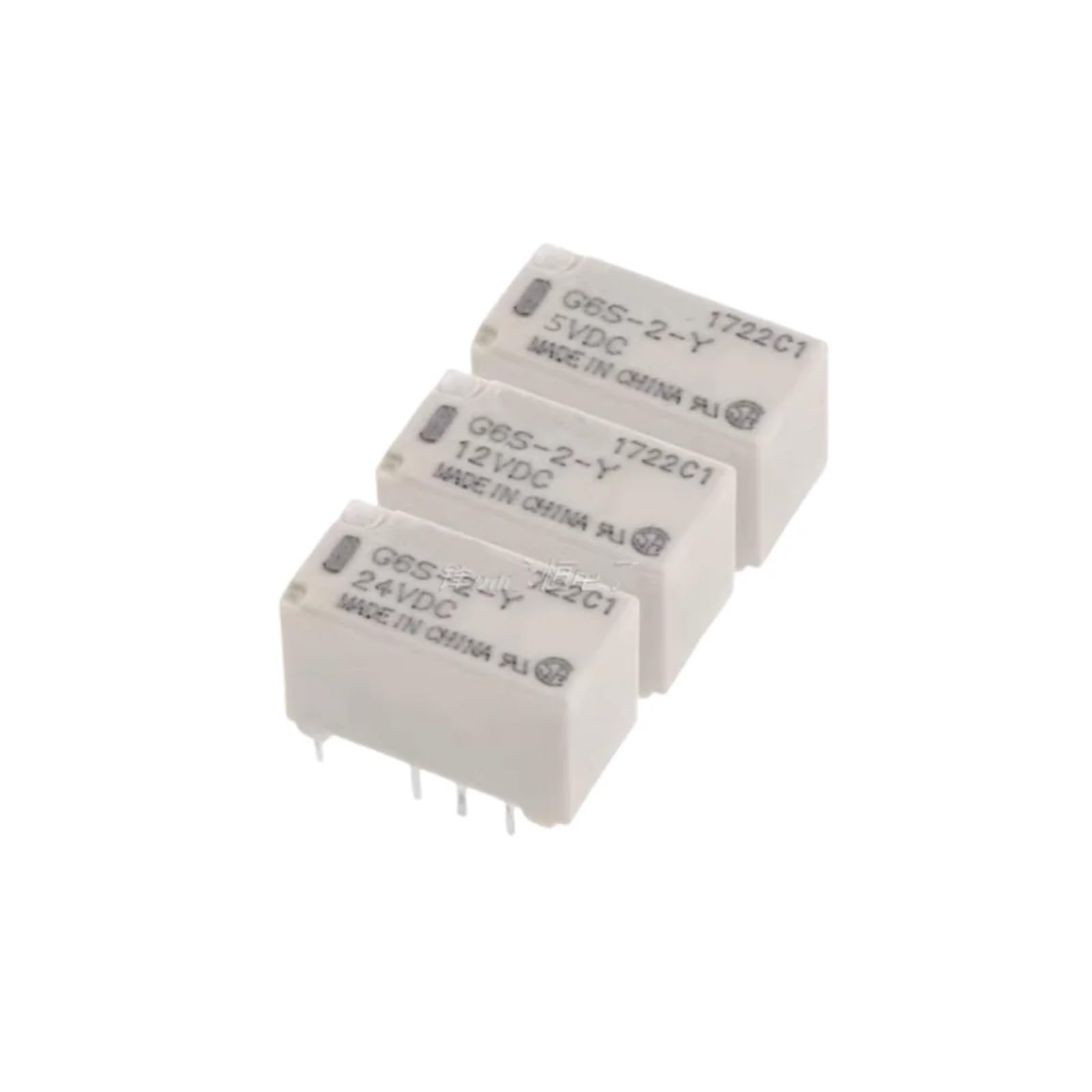 ICXLPMC 10PCS RELAY G6S-2-Y-5VDC DIP-8PIN