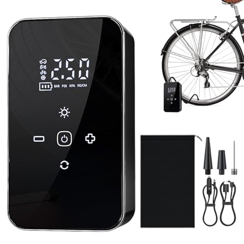Pompe à air rechargeable écran tactile pour accessoires automobiles, moto, camion et camping-car
