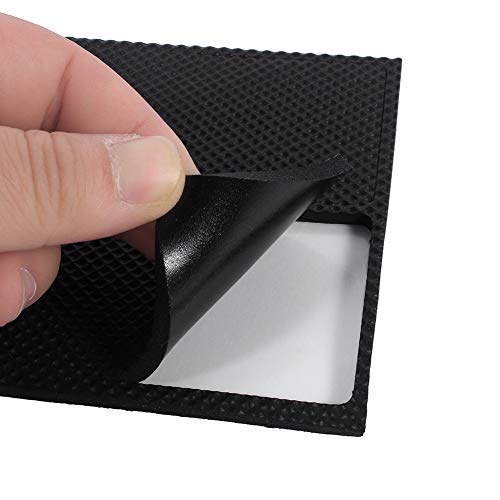 Almofadas de borracha de mesa, almofadas protetoras de piso de borracha, protetores autocolantes de